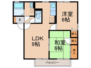 クレ－ルコ－トＢ棟の物件間取画像